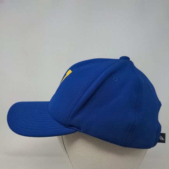 Pacific Headwear Men's Strapback Hat Blue Embroidered W Big Logo Polyester - Picture 3 of 8
